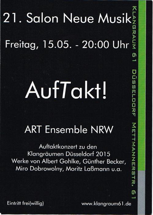 21. Salon Neue Musik - Flyer