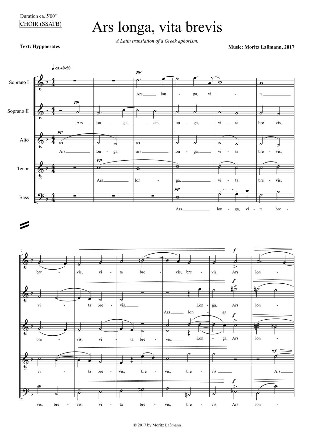 Ars longa, vita brevis