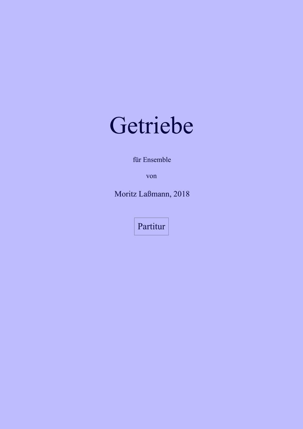 Getriebe