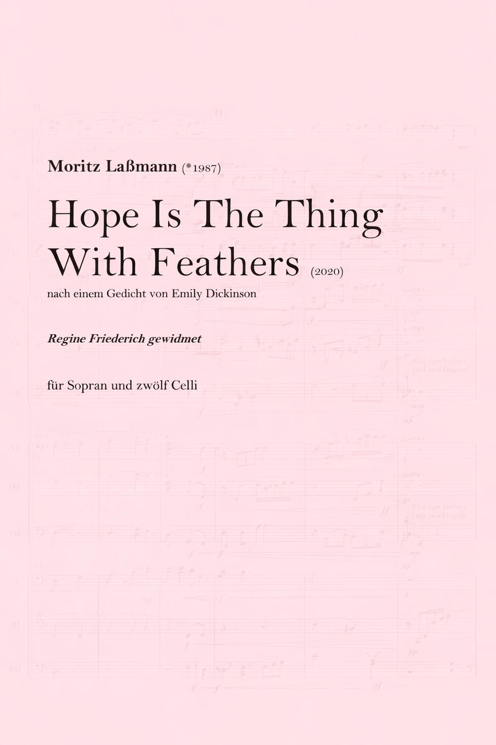 'Hope' Is The Thing With Feathers
