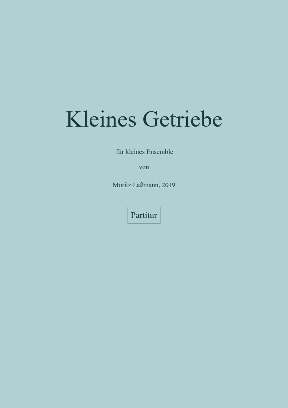 Kleines Getriebe