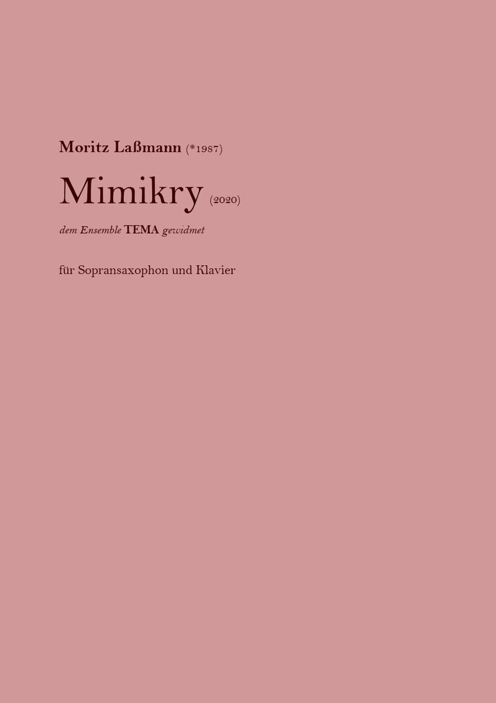 Mimikry