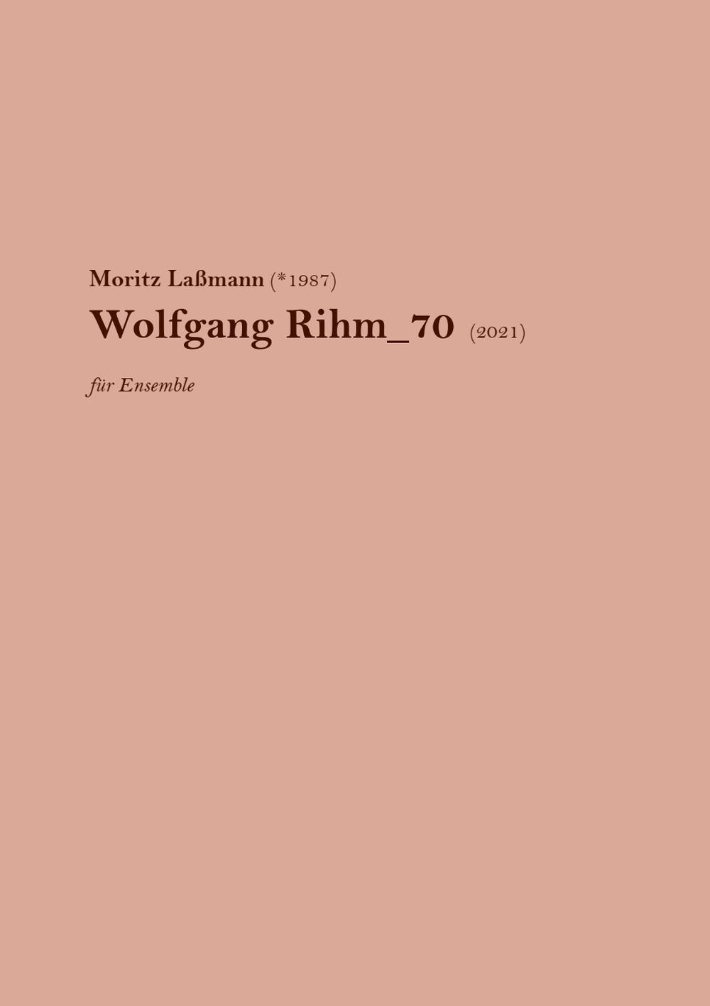 Wolfgang Rihm_70